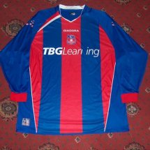 Crystal Palace Home football shirt 2005 - 2006 sponsored by TBG Learning