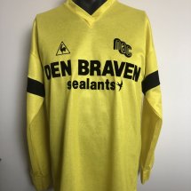 NAC Breda Home football shirt 1989 - 1990 sponsored by Den Braven