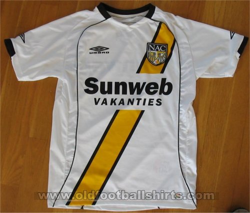 NAC Breda Away football shirt 2007 - 2008