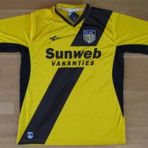 NAC Breda Home football shirt 2009 - 2010 sponsored by Sunweb Vakanties