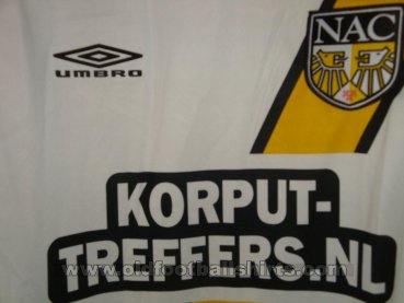 NAC Breda Away football shirt 2007 - 2008