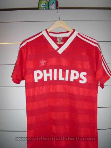 PSV Eindhoven Home baju bolasepak 1986 - 1988