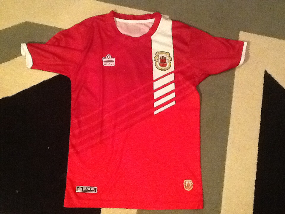 Gibraltar Home football shirt 2013 2014.