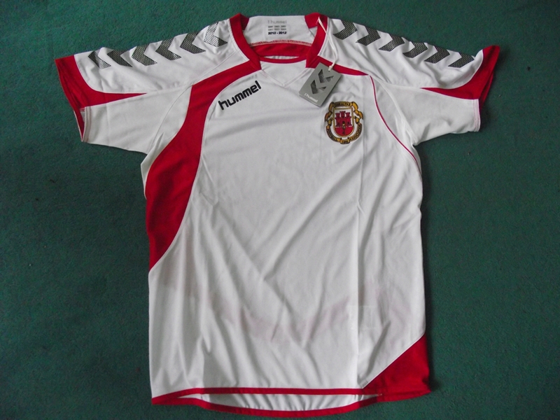 Gibraltar Away football shirt 2010 2012.