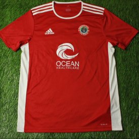 Bideford AFC Home football shirt 2017 - 2018 sponsored by Ocean Healthcare