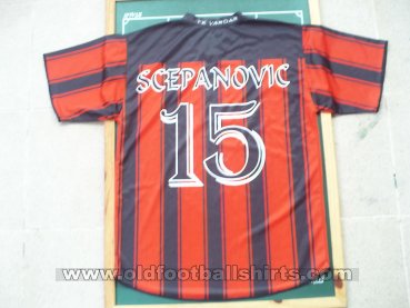 FK Vardar Skoplje Home football shirt 2000 - 2005