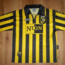 Vitesse Arnhem Home football shirt 2000 - 2001 sponsored by Nuon
