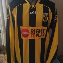 Vitesse Arnhem Home football shirt 2006 - 2007 sponsored by Right to Play