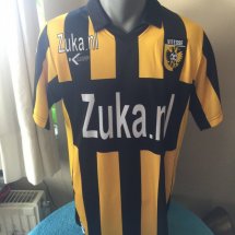 Vitesse Arnhem Home football shirt 2010 - 2011 sponsored by Zuka.nl