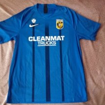 Vitesse Arnhem Away football shirt 2022 - 2023 sponsored by Cleanmat Trucks