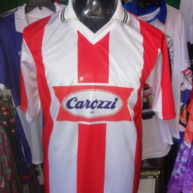 Deportivo Linares Unido Home football shirt 1994 sponsored by Carozzi