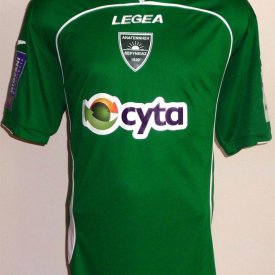 Anagennisi Dheryneia Home football shirt 2011 - 2012 sponsored by Cyta