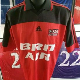Guingamp Home футболка 1999 - 2000 sponsored by Brit Air