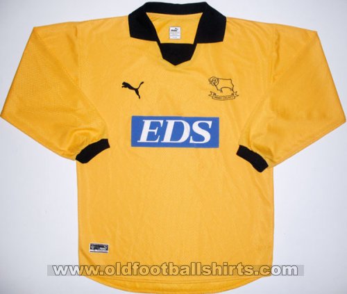Derby County Goalkeeper football shirt 2000 - 2001