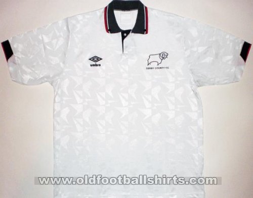 Derby County Home football shirt 1990 - 1991