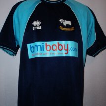 Derby County Special football shirt 2001 - 2003 sponsored by BMI Baby