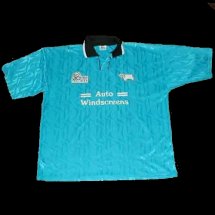 Derby County Home football shirt 1994 - 1995 sponsored by Auto Windscreens