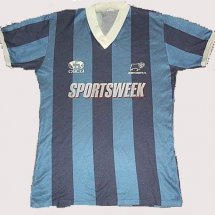 Derby County Away football shirt 1986 - 1987 sponsored by Sportsweek