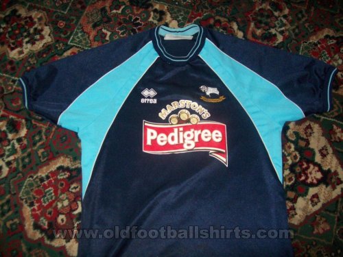 Derby County Away football shirt 2001 - 2003