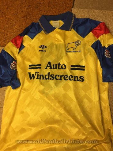 Derby County Away football shirt 1992 - 1993
