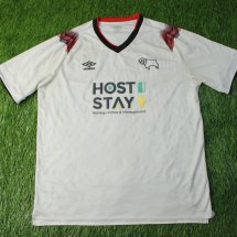 Derby County Home football shirt 2023 - 2024 sponsored by Host Stay