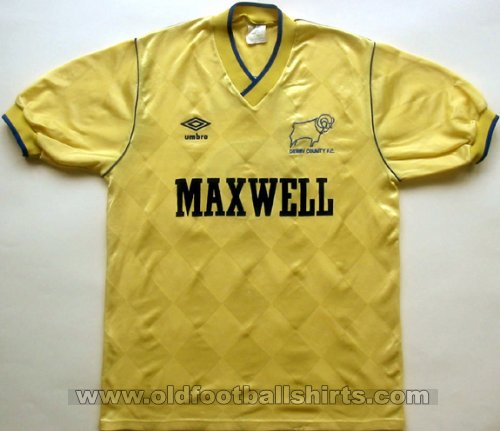 Derby County Third football shirt 1987 - 1989