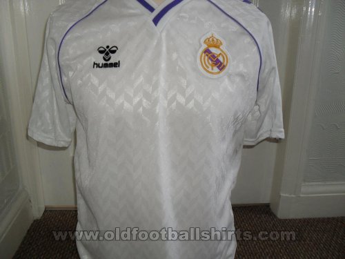 Real Madrid Home football shirt 1986 - 1988