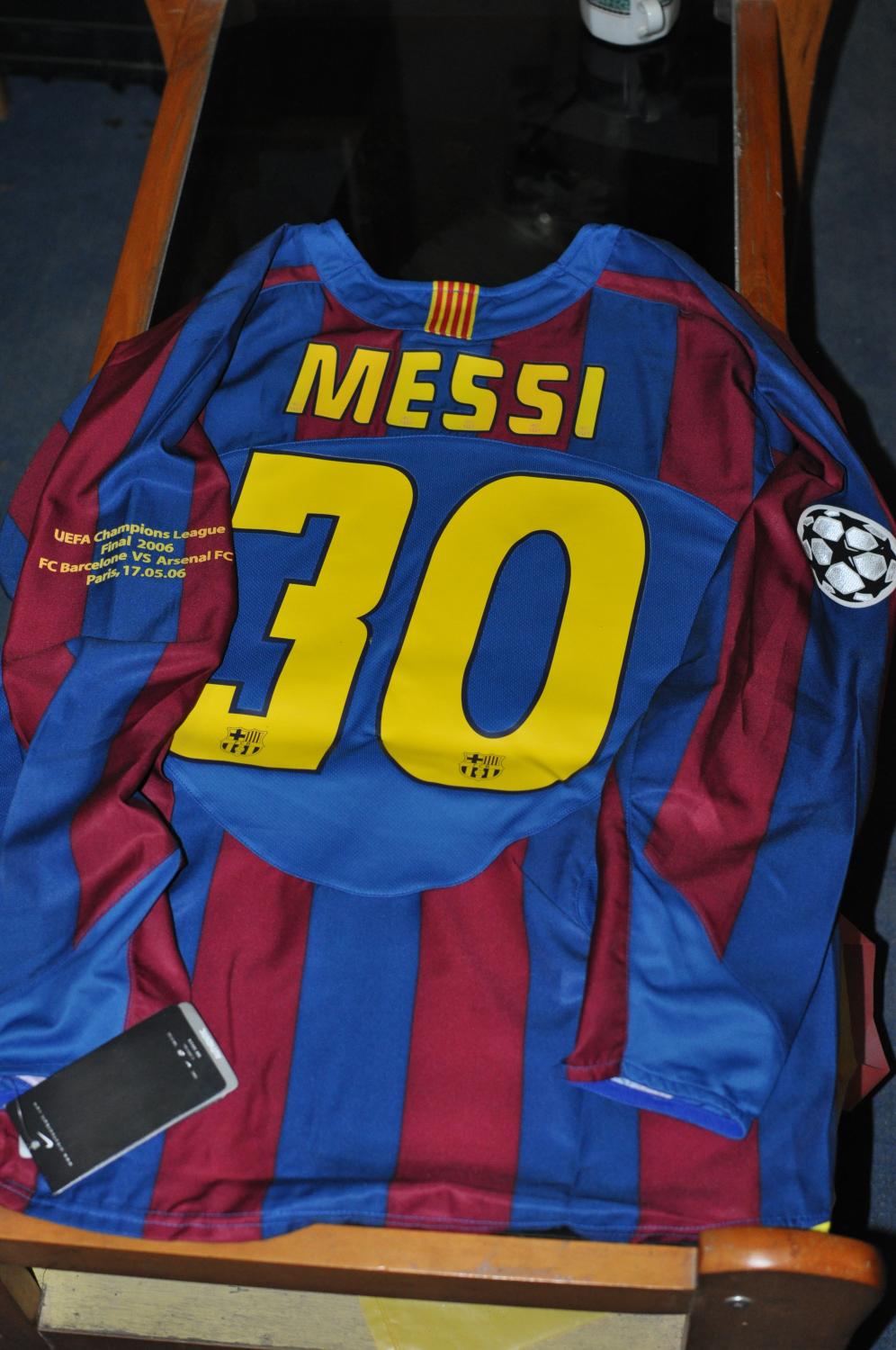 Calcio Retro Messi Barcelona Barca Maglia Ronaldinho Barcellona Finale 2006
