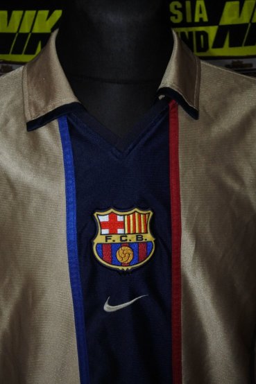 Barcelona Visitante Camiseta de Fútbol 2001 - 2003