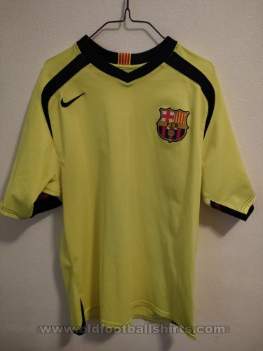 Barcelona Away football shirt 2005 - 2006