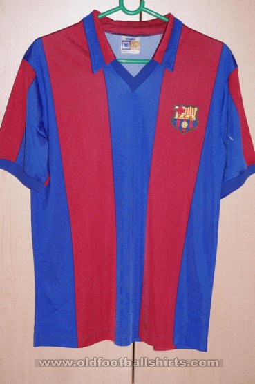 Barcelona Home baju bolasepak 1980 - 1982