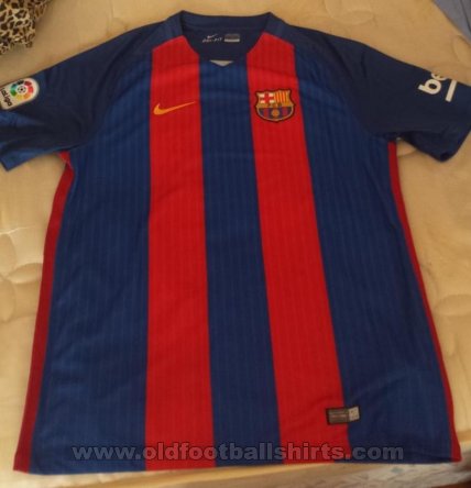 Barcelona Home maglia di calcio 2016 - 2017
