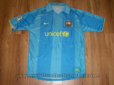 Barcelona Unbekannte Shirtart 2007 - 2008
