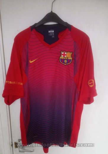 Barcelona Training/Leisure football shirt 2007 - 2008