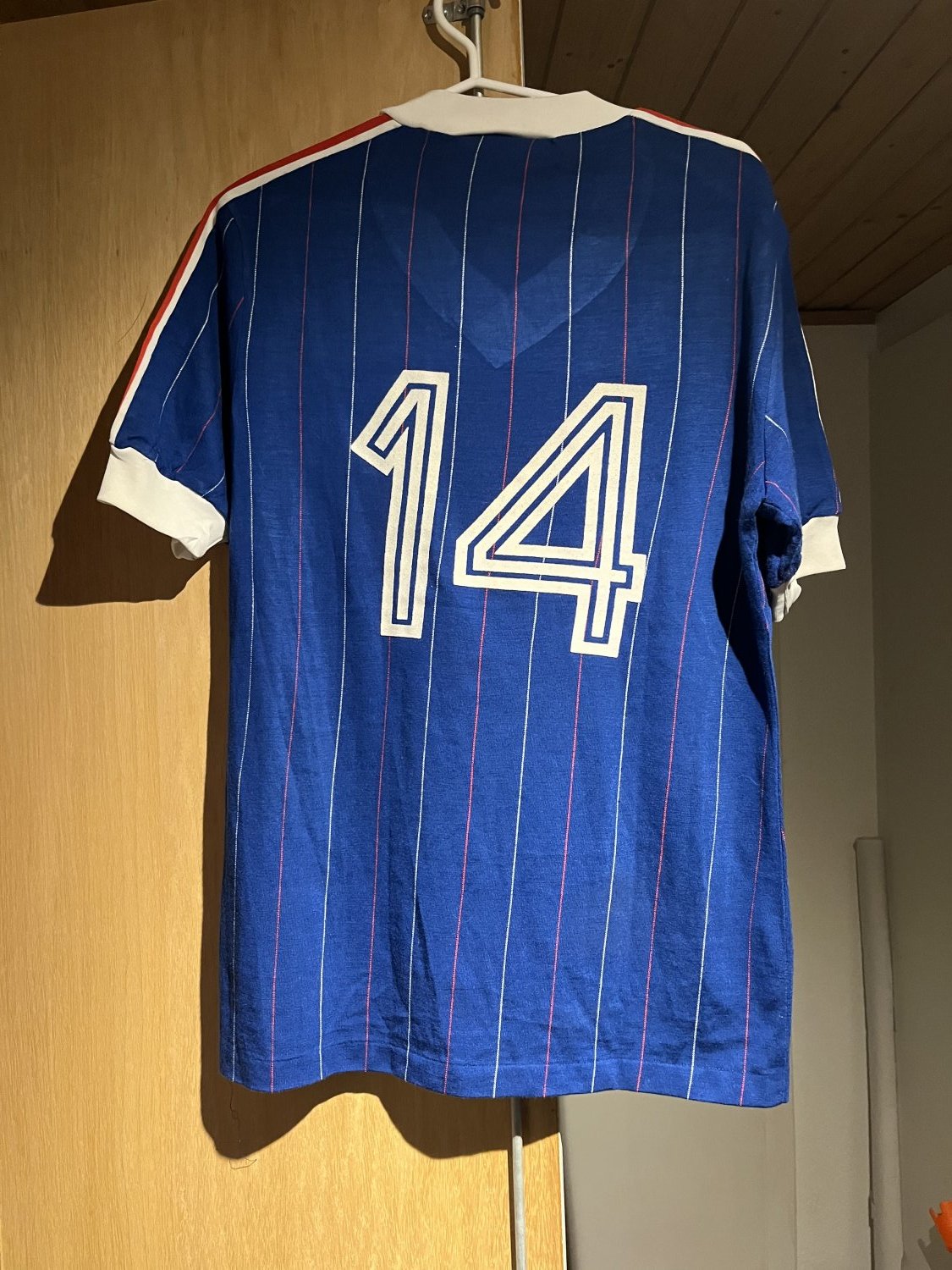 【希少】サッカー　1981年サッカーフランス代表GKユニフォーム　No.1 France Home football shirt 1981 - 1983