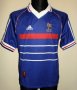France Home fotbollströja 1998 - 2000