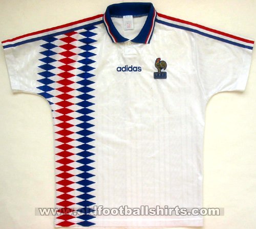 Maillot France 1994 Extérieur Retro Vintage r - Foot Soccer Pro