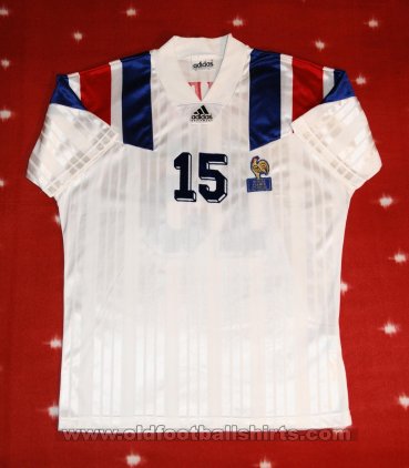 France Visitante Camiseta de Fútbol 1992 - 1993