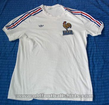 France Visitante Camiseta de Fútbol 1972 - 1977