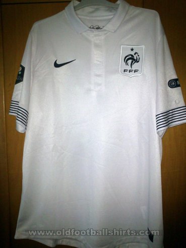 France Visitante Camiseta de Fútbol 2012 - 2014