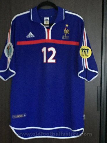 France Home football shirt 2000 - 2002