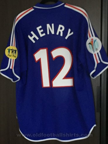 France Home football shirt 2000 - 2002
