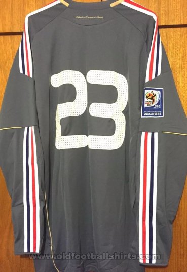 France Torwart Fußball-Trikots 2010 - 2011