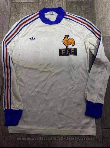 France Away baju bolasepak 1978 - 1980