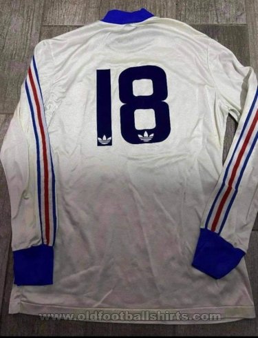 France Visitante Camiseta de Fútbol 1978 - 1980