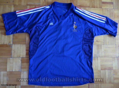 France Home football shirt 2002 - 2004