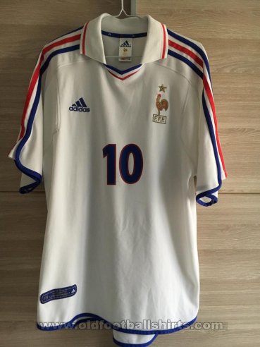 France Away football shirt 2000 - 2002
