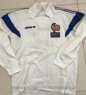 France Away football shirt 1989 - 1990