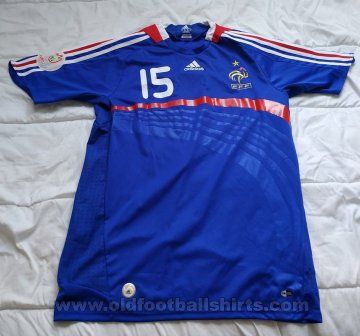 France Home football shirt 2007 - 2008