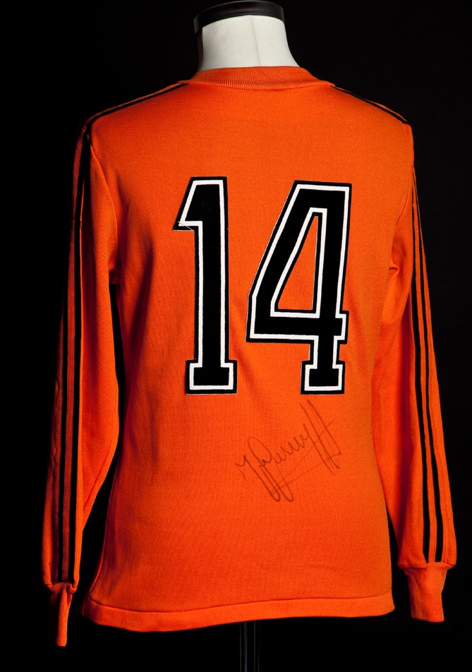 Oranje Voetbalshirt Nederlands Elftal Nummer 14 WK 1974 - Iconisch Shirt Voor Kinderen En Volwassenen